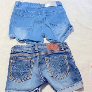 Set of 2 girls shorts